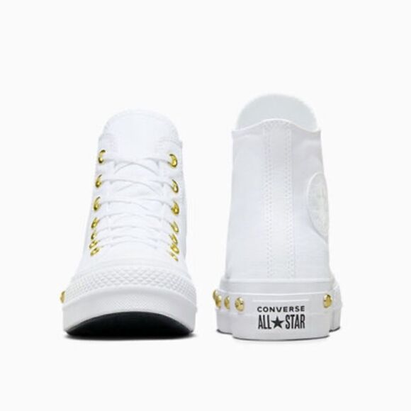 Converse Chuck Taylor All Star Lift Platform Star Studded Sneaker Shoes Size 8 - Picture 14 of 15